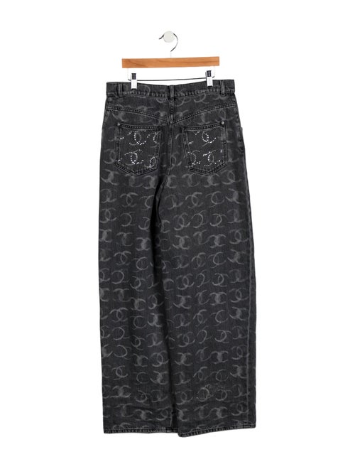 Chanel 2023 Wide Leg Jeans