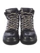 Chanel Interlocking CC Logo Patent Leather Combat Boots