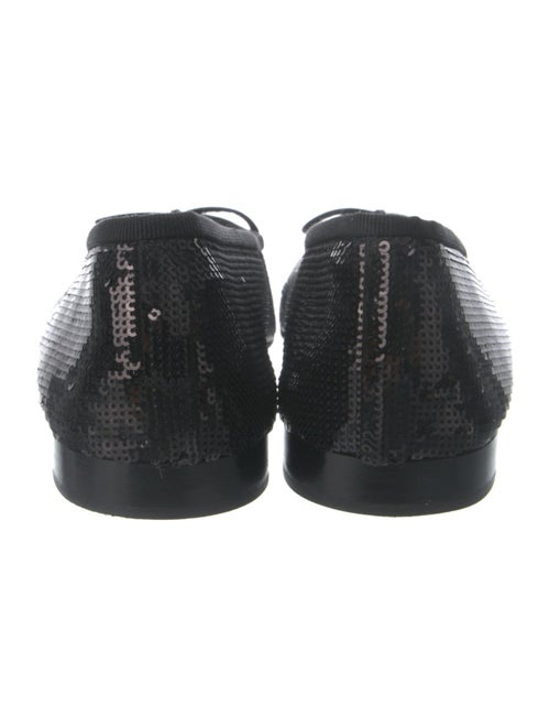 Chanel Interlocking CC Logo Sequins Flats
