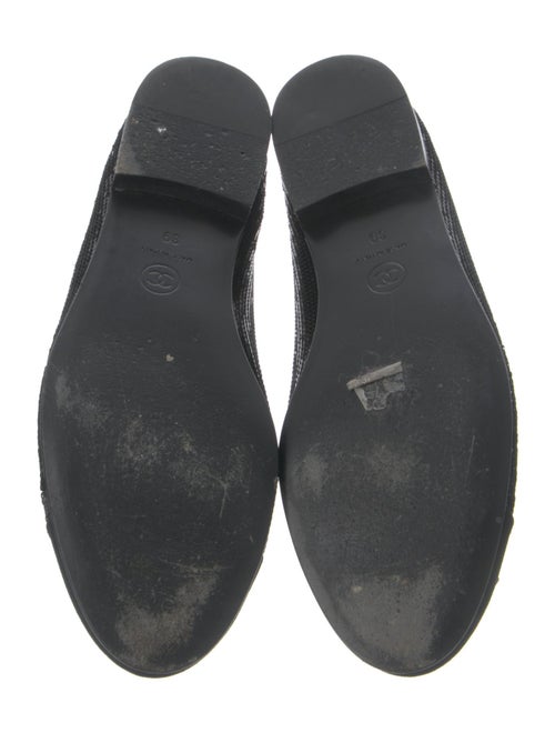 Chanel Interlocking CC Logo Sequins Flats