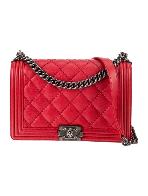 Chanel Large Double Stitch Boy Bag