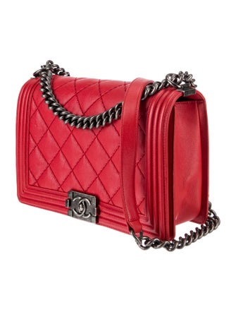 Chanel Large Double Stitch Boy Bag