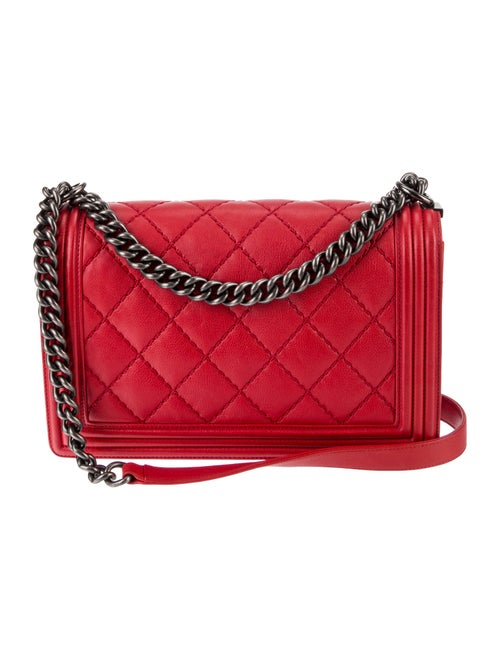 Chanel Large Double Stitch Boy Bag