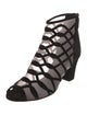 Chanel Interlocking CC Logo Mesh Boots