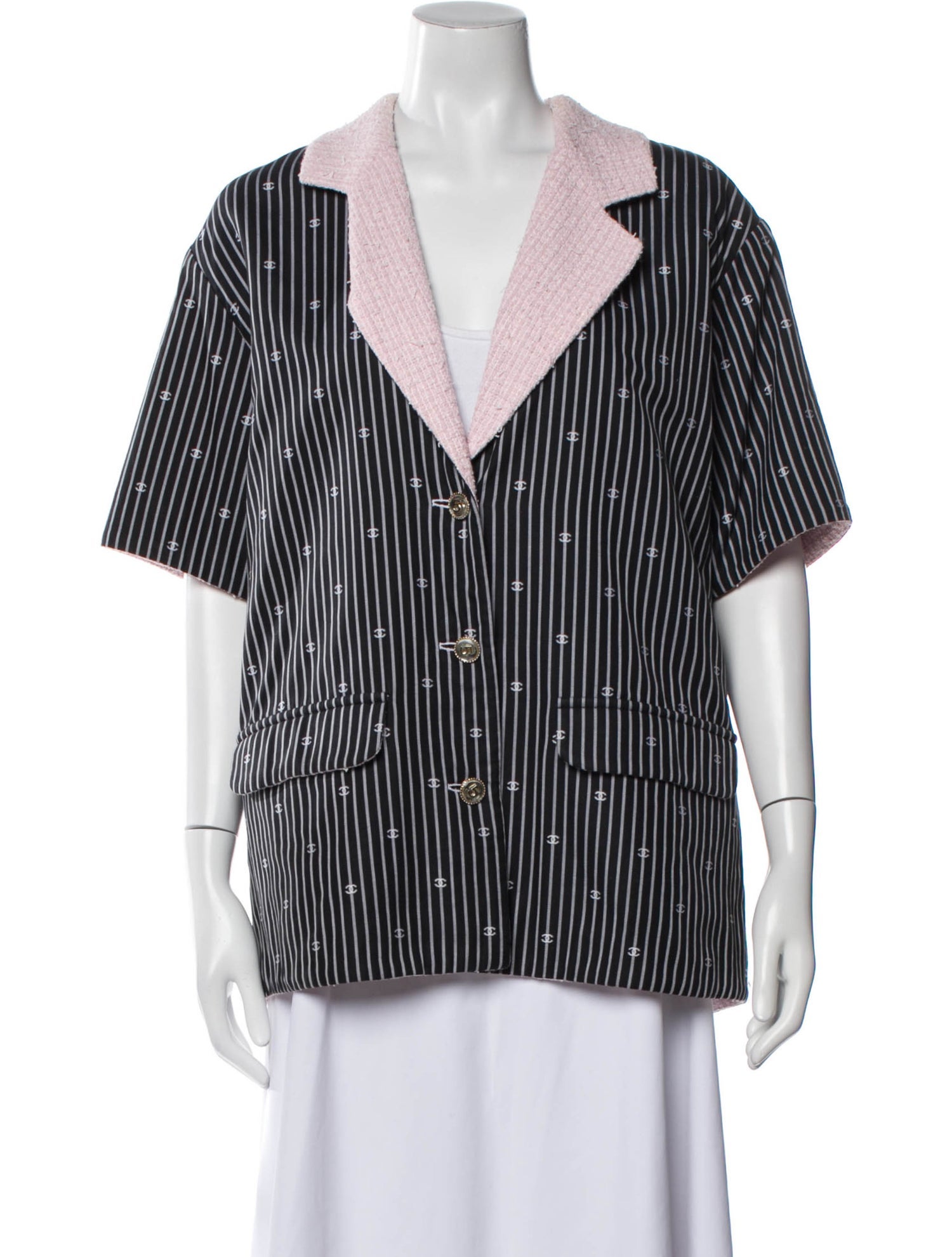 Chanel 2021 Striped Blazer