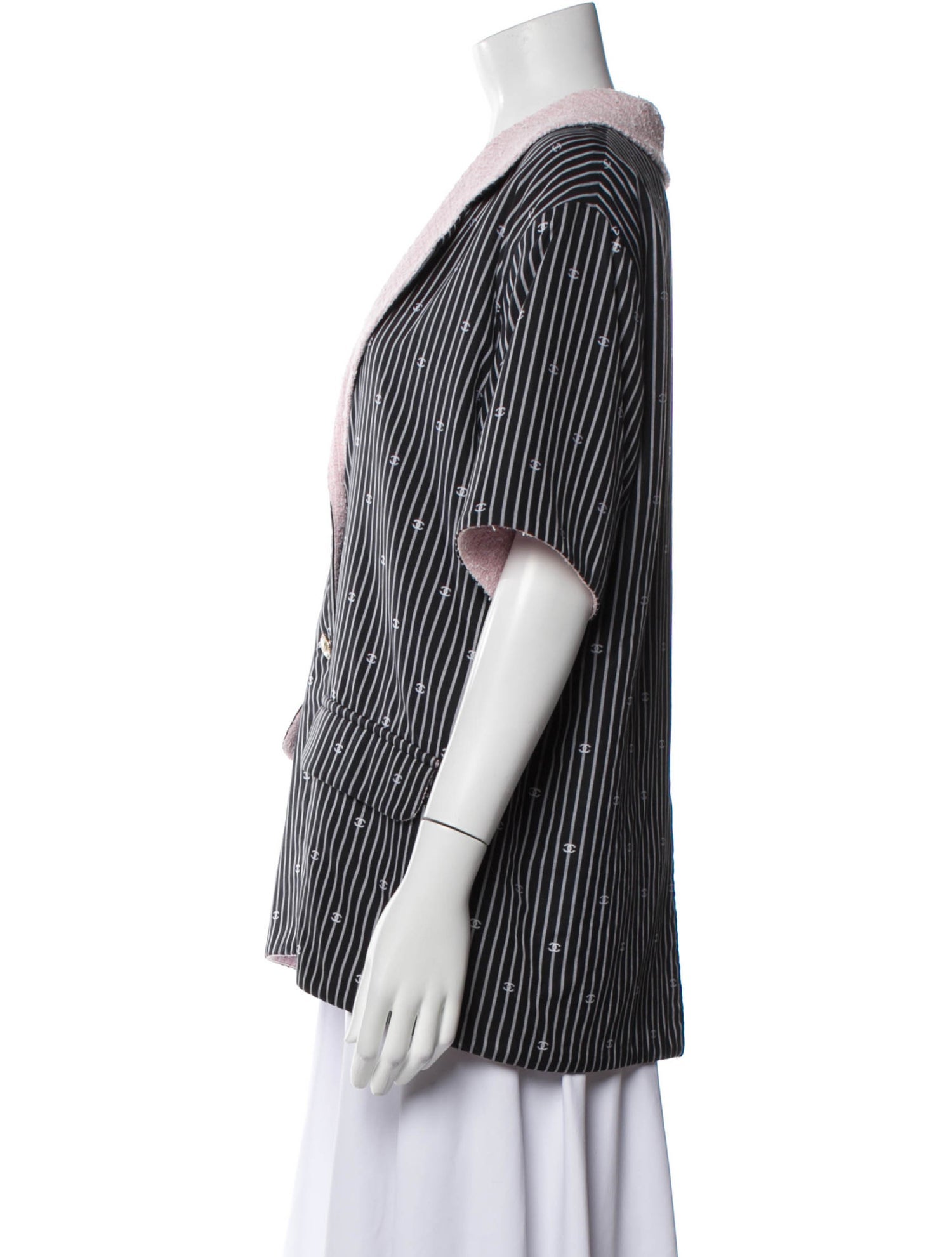 Chanel 2021 Striped Blazer