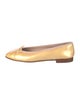 Chanel Interlocking CC Logo Patent Leather Ballet Flats