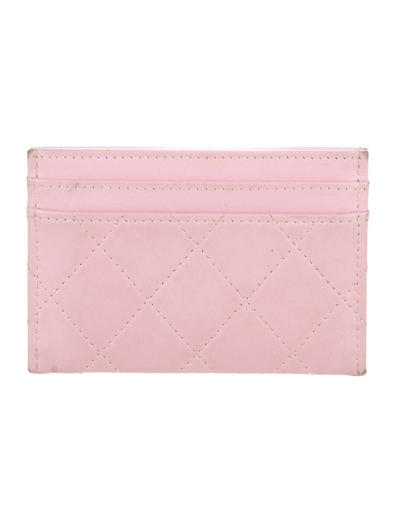 Chanel Interlocking CC Logo Leather Card Holder