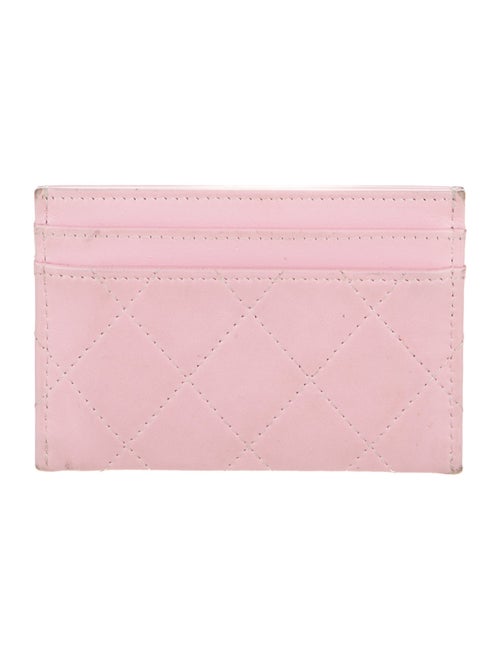 Chanel Interlocking CC Logo Leather Card Holder