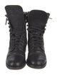 Chanel 2015 Interlocking CC Logo Combat Boots