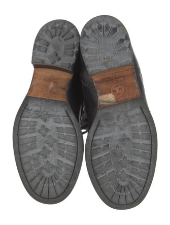 Chanel 2015 Interlocking CC Logo Combat Boots