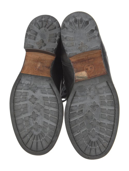 Chanel 2015 Interlocking CC Logo Combat Boots