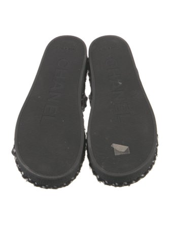 Chanel 2021 Interlocking CC Logo Slingback Sandals