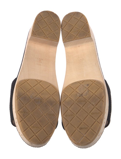 Chanel Interlocking CC Logo Canvas Slides