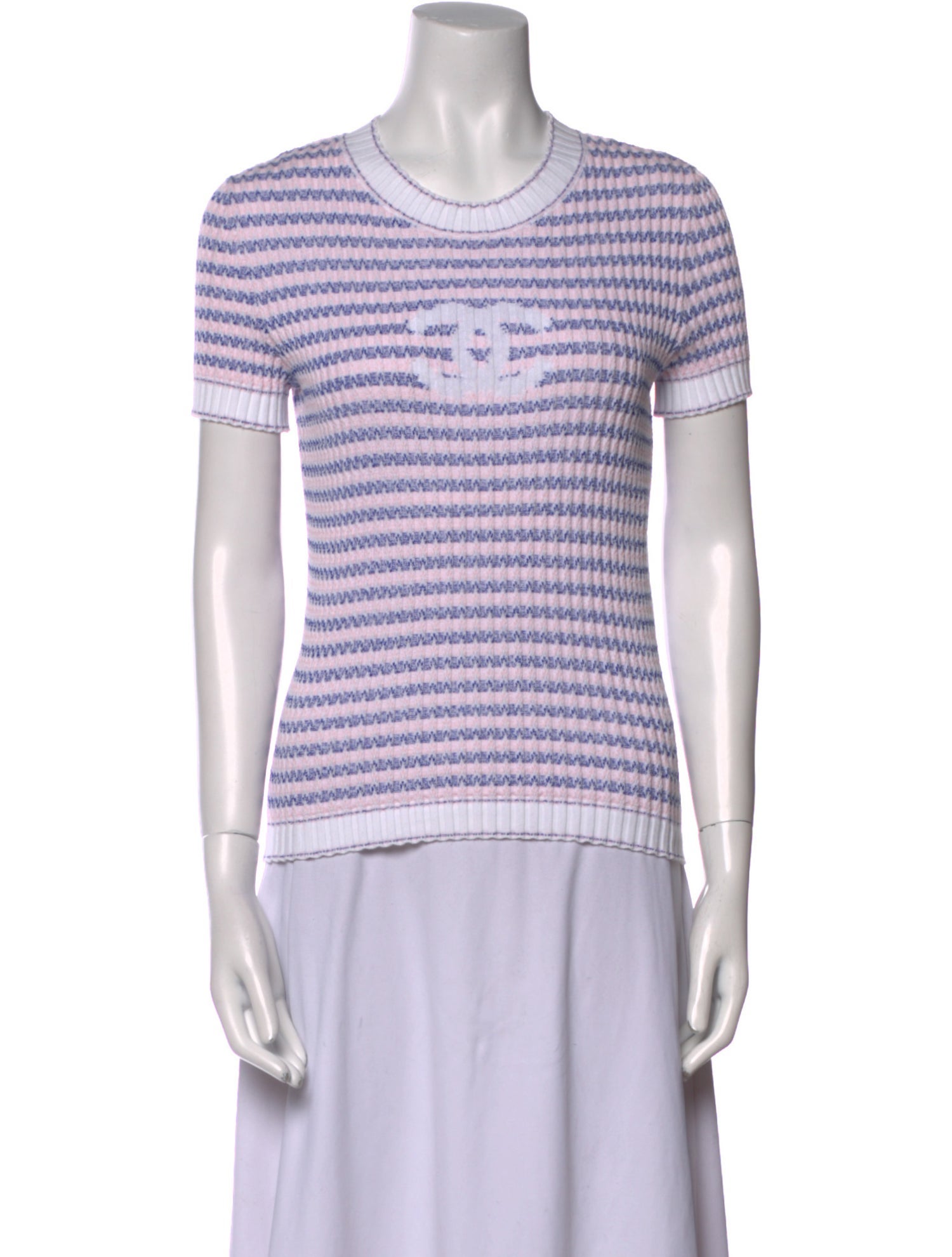 Chanel 2020 Striped T-Shirt w/ Tags