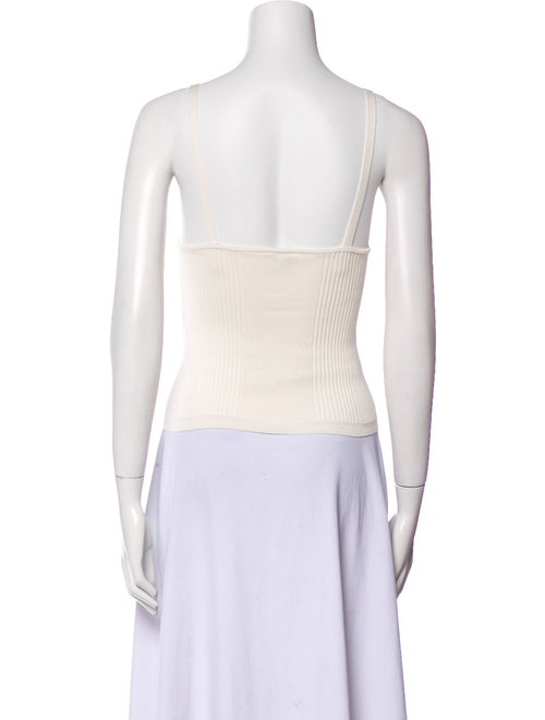 Chanel 2020 V-Neck Crop Top