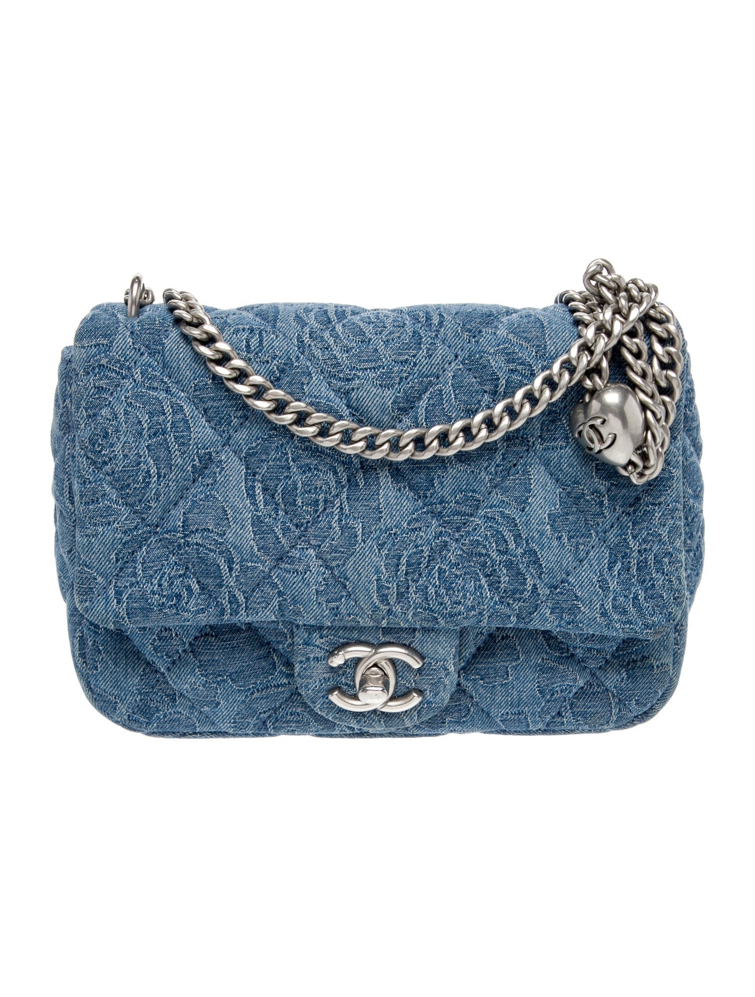 Chanel Mini Square Denim Sweetheart Crush Flap Bag