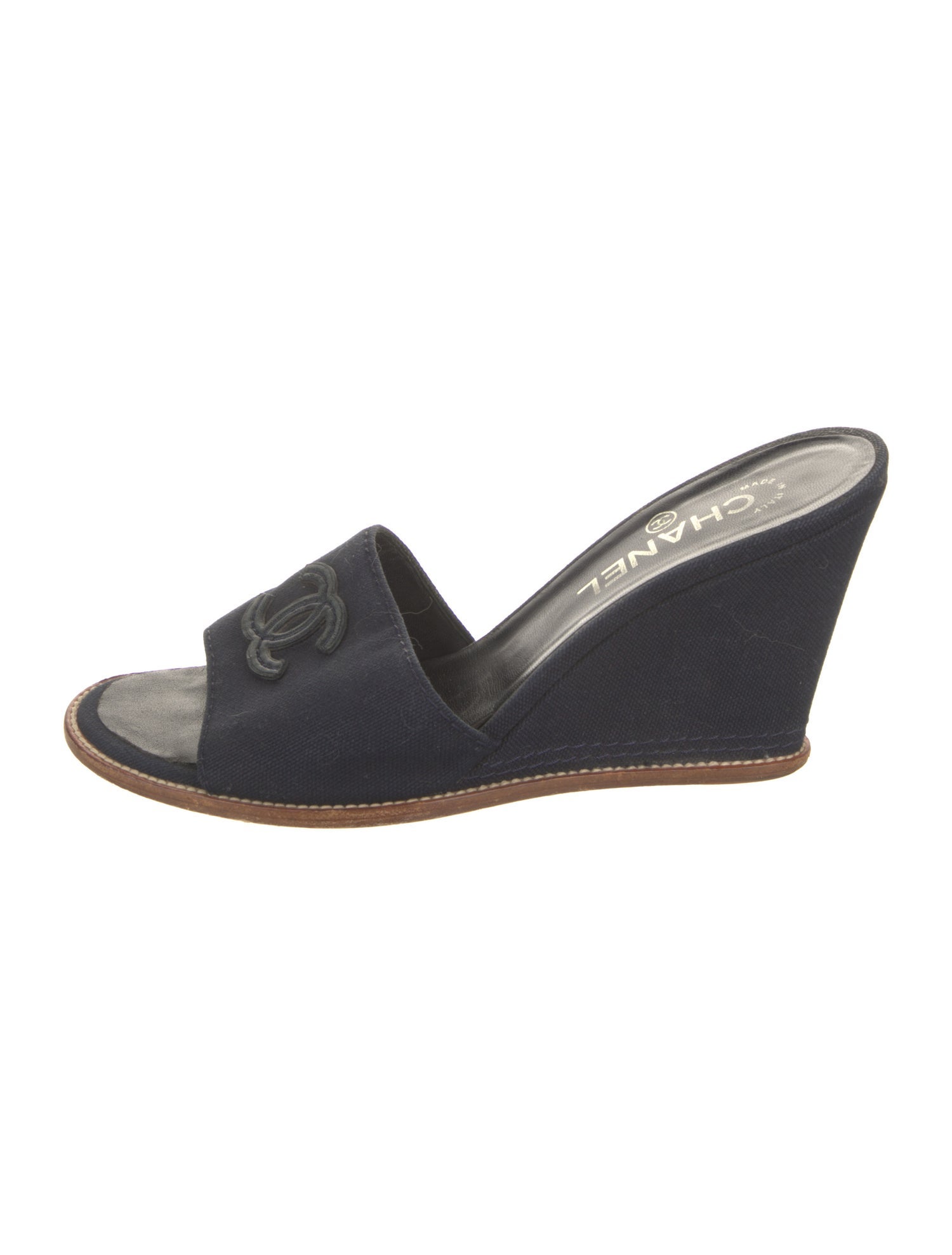 Chanel Denim Mules