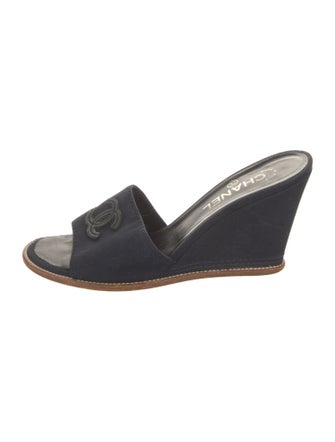 Chanel Denim Mules
