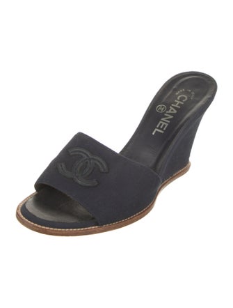 Chanel Denim Mules