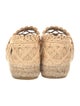 Chanel 2018 Interlocking CC Logo Espadrilles