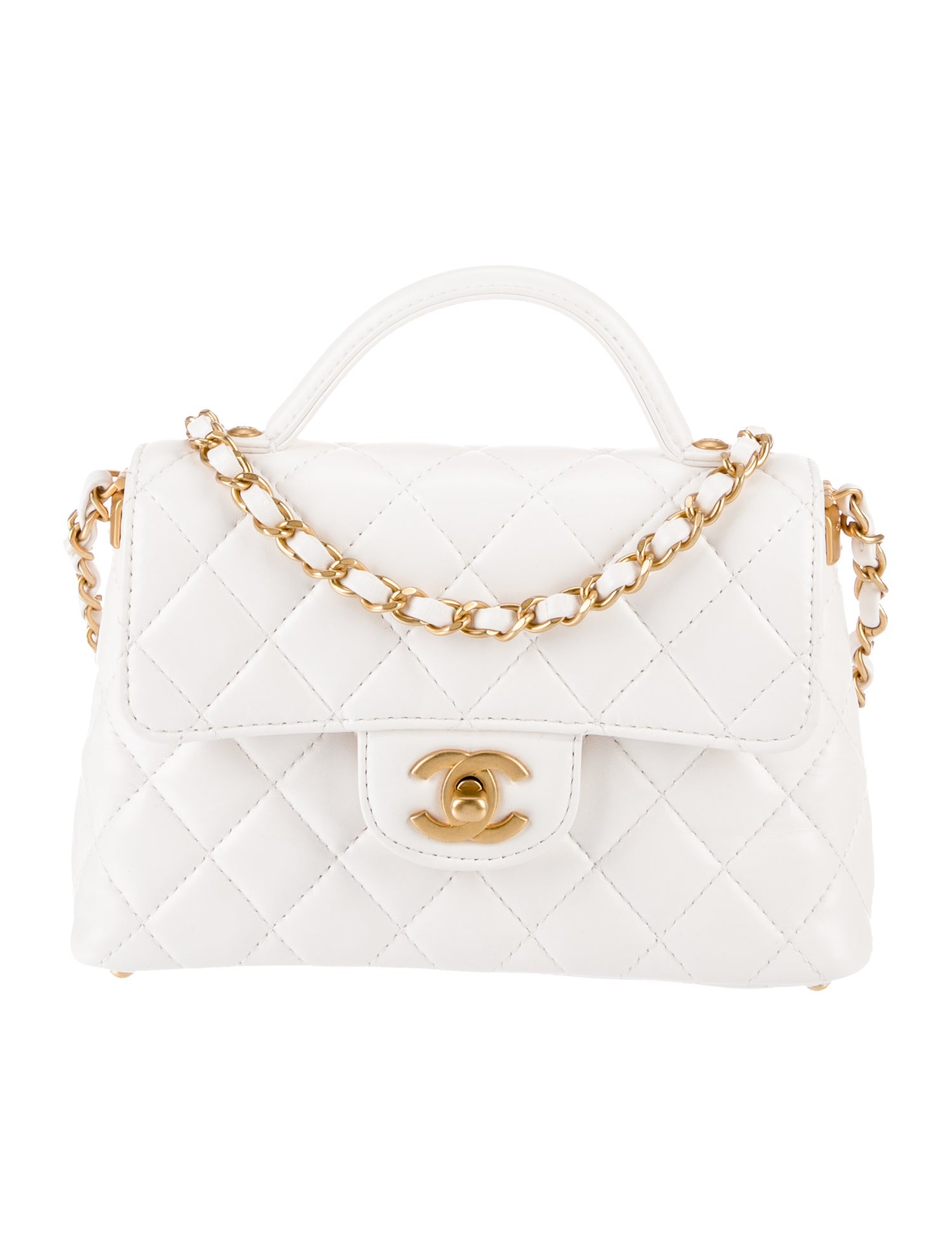 Chanel 2025 Small Top Handle Flap Bag