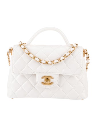 Chanel 2025 Small Top Handle Flap Bag