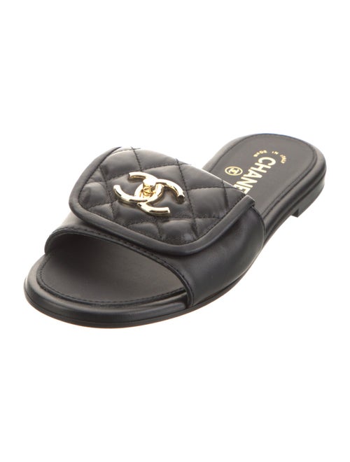 Chanel 2025 Interlocking CC Logo Slides