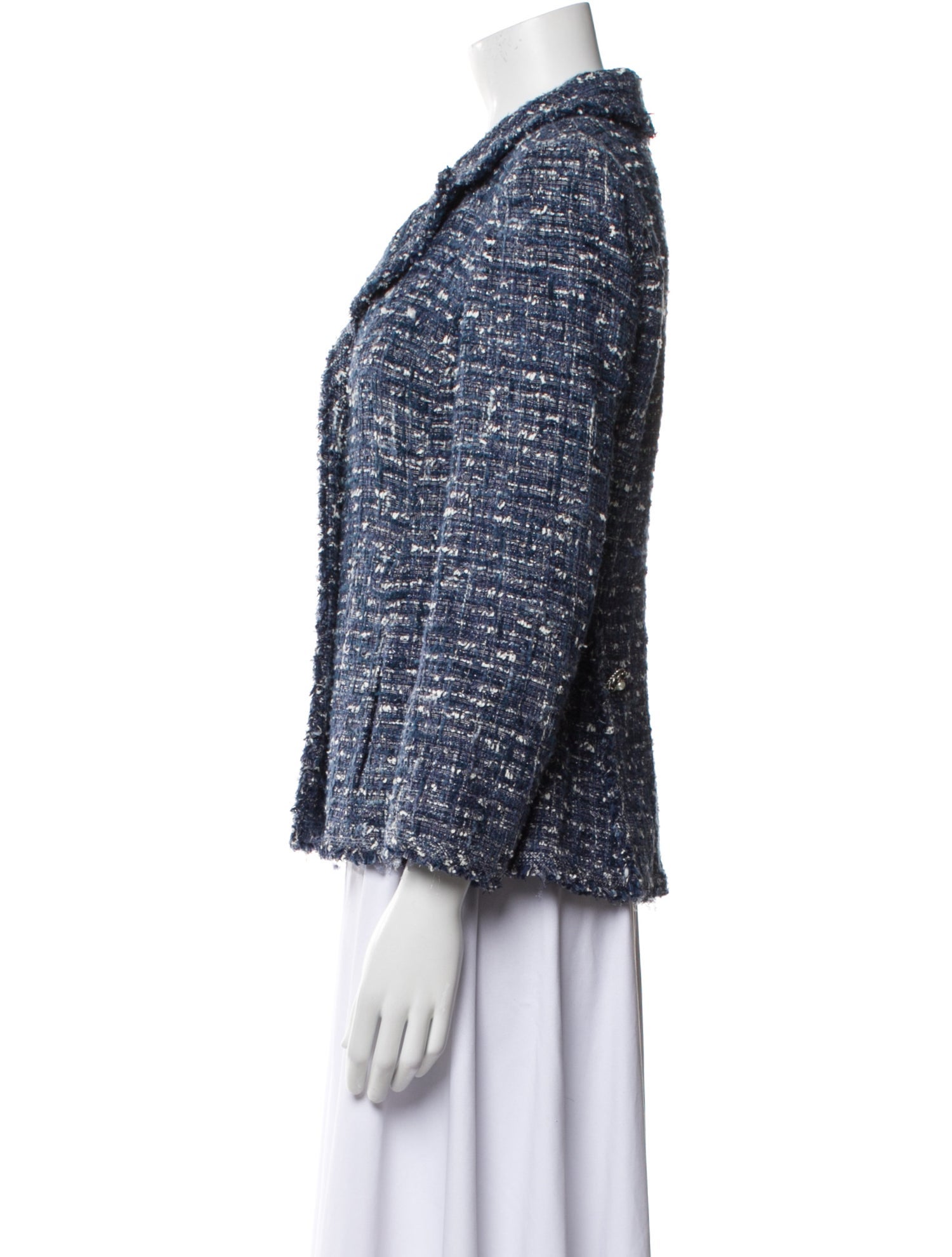 Chanel 2010 Tweed Pattern Blazer