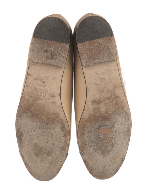 Chanel Interlocking CC Logo Leather Ballet Flats