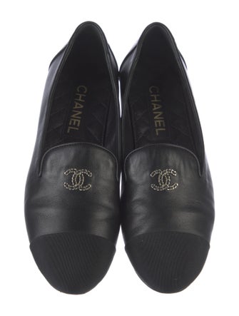 Chanel 2023 Interlocking CC Logo Loafers
