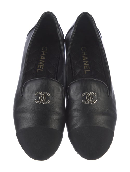 Chanel 2023 Interlocking CC Logo Loafers