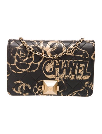 Chanel Paris-New York Pyramid Graffiti Wallet On Chain