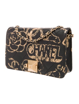 Chanel Paris-New York Pyramid Graffiti Wallet On Chain