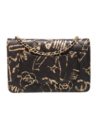 Chanel Paris-New York Pyramid Graffiti Wallet On Chain