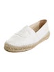 Chanel Interlocking CC Logo Leather Espadrilles