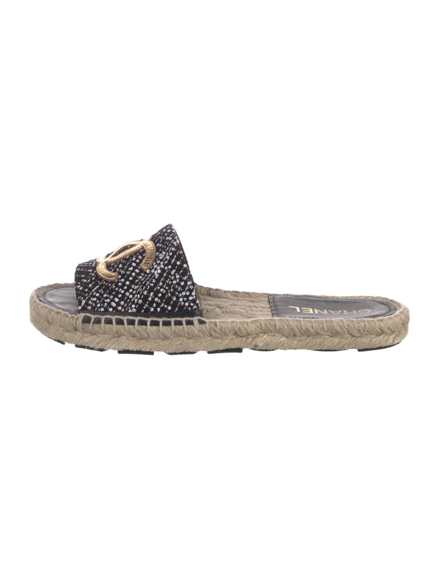 Chanel 2024 Interlocking CC Logo Espadrilles