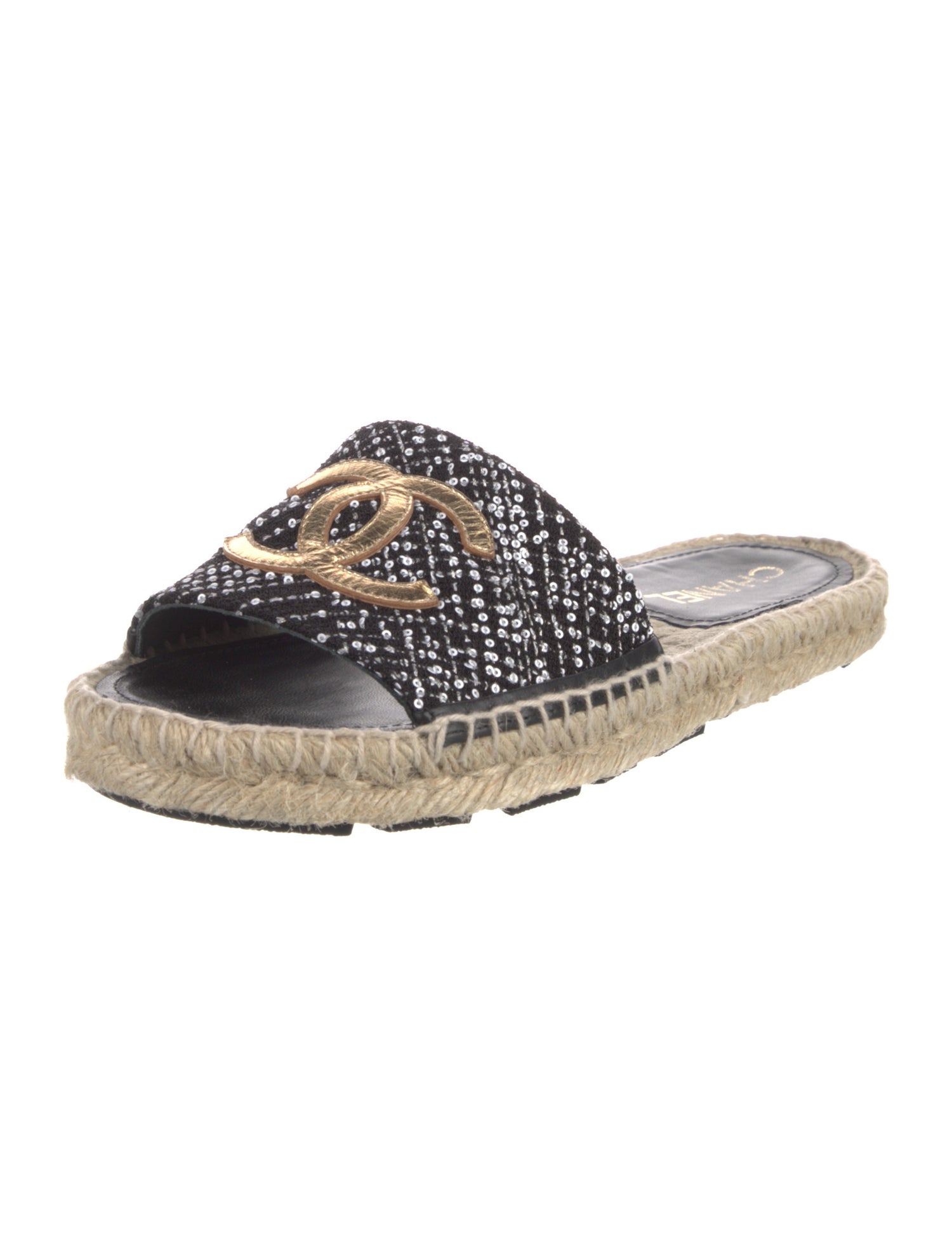 Chanel 2024 Interlocking CC Logo Espadrilles