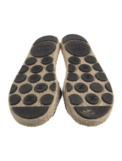 Chanel 2024 Interlocking CC Logo Espadrilles