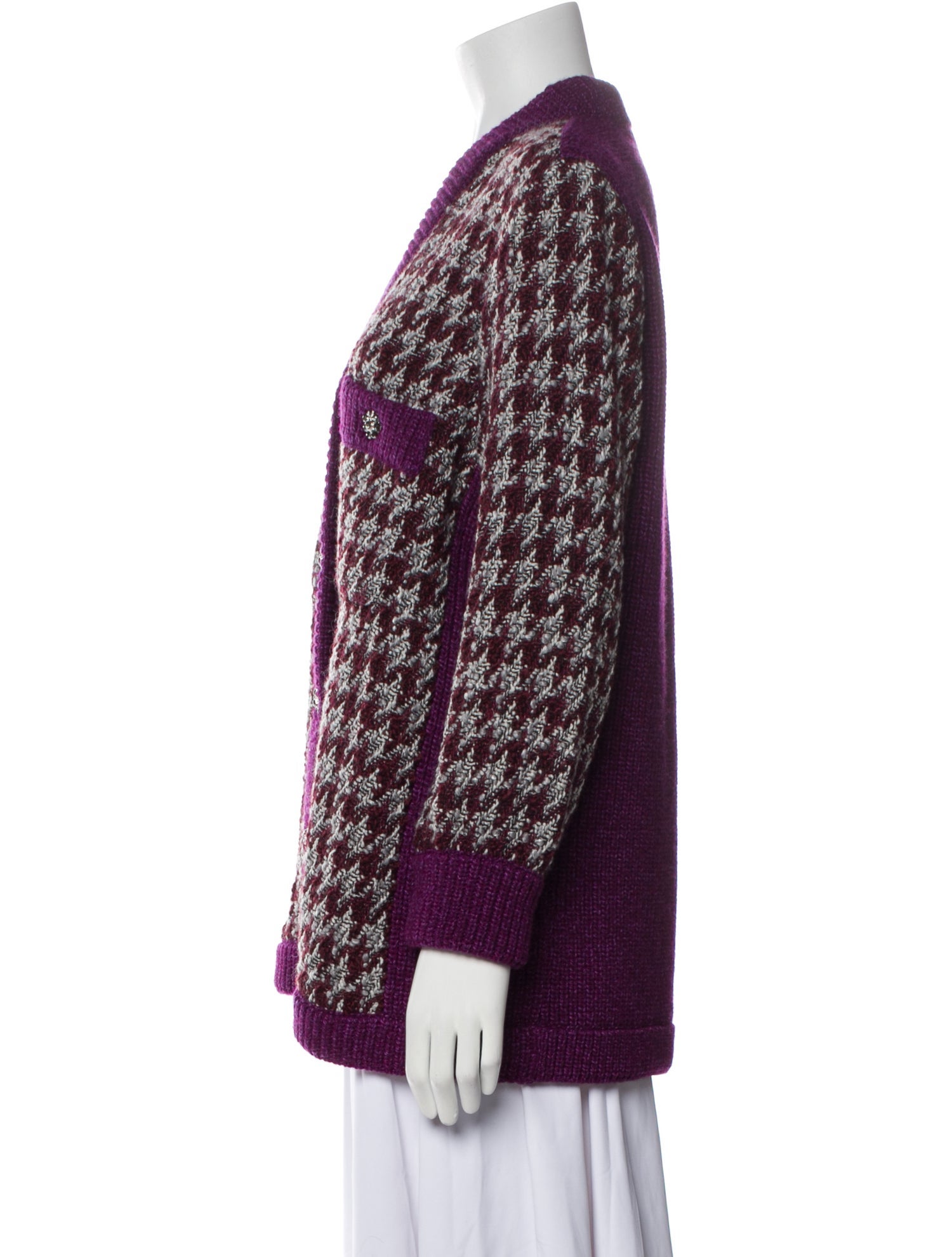 Chanel 2023 Houndstooth Sweater w/ Tags