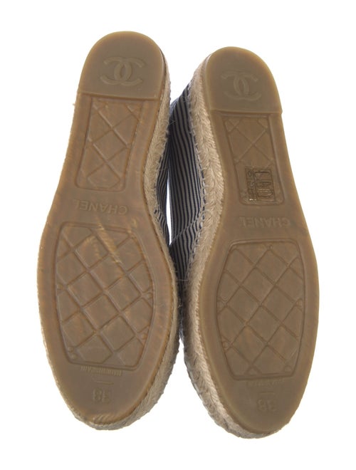Chanel Interlocking CC Logo Canvas Espadrilles