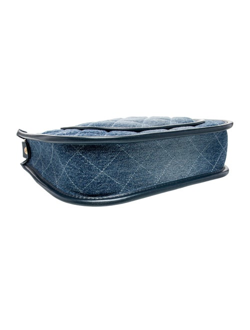 Chanel Denim Quilted CC Hobo