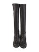 Chanel Interlocking CC Logo Leather Boots