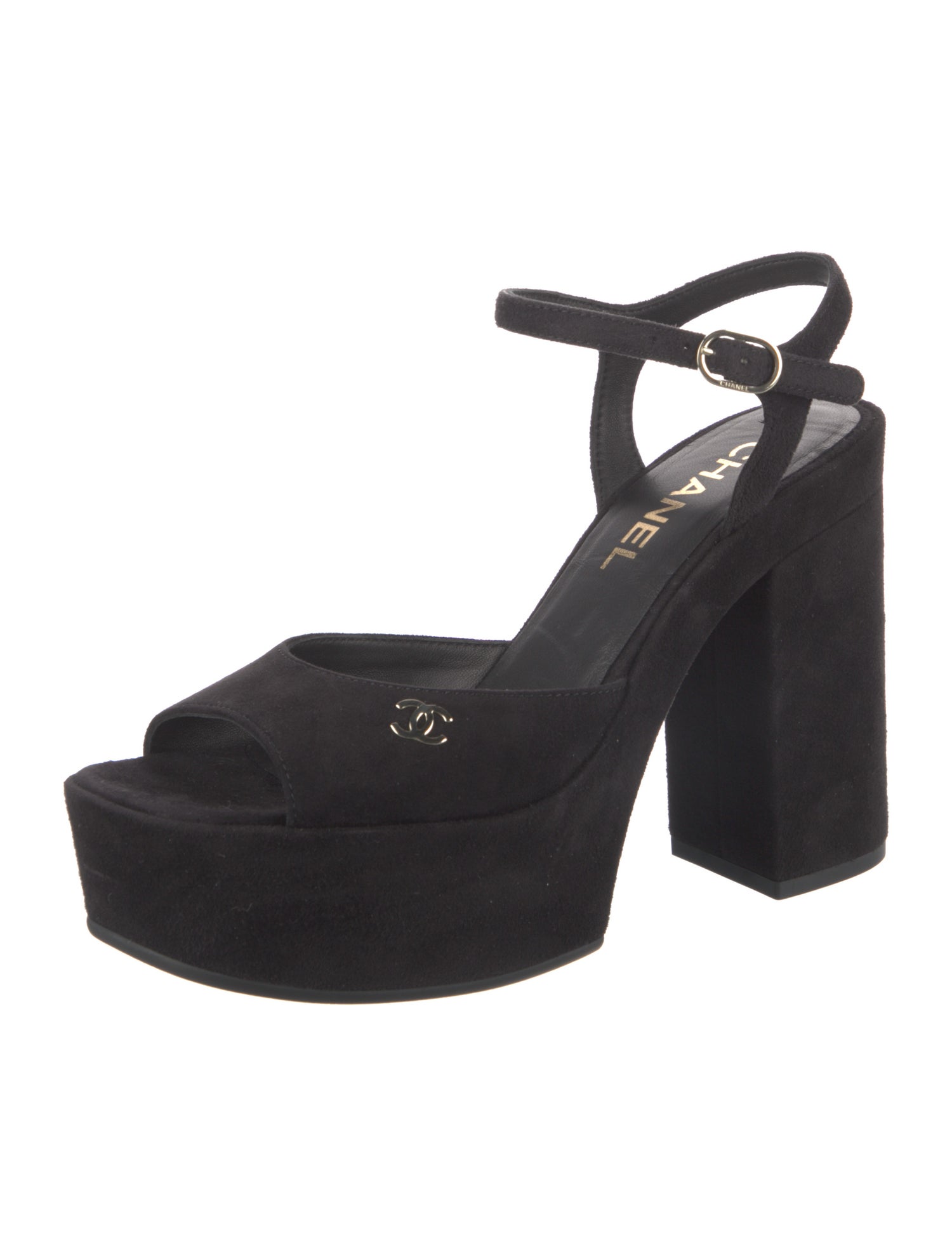 Chanel 2024 Interlocking CC Logo Sandals