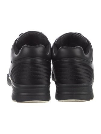 Chanel Interlocking CC Logo Leather Sneakers