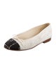 Chanel 2014 Interlocking CC Logo Ballet Flats