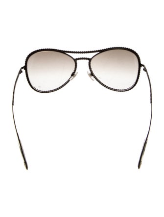 Chanel Aviator Gradient Sunglasses