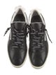 Chanel Interlocking CC Logo Leather Sneakers