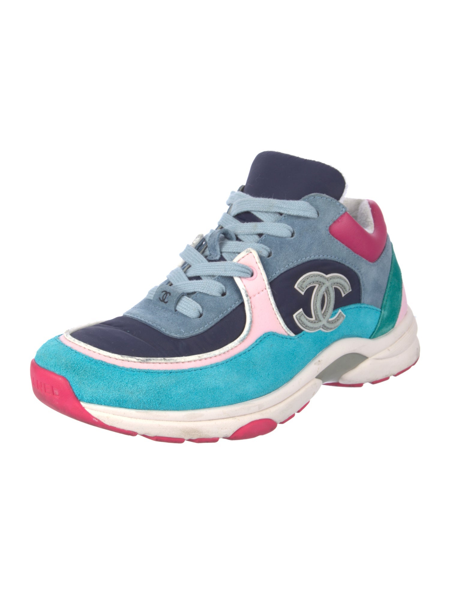 Chanel 2020 Interlocking CC Logo Chunky Sneakers