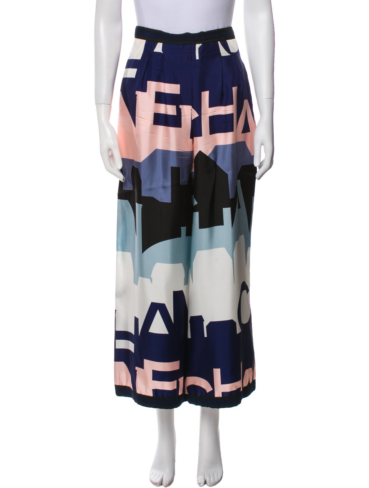 Chanel 2020 Wide Leg Pants